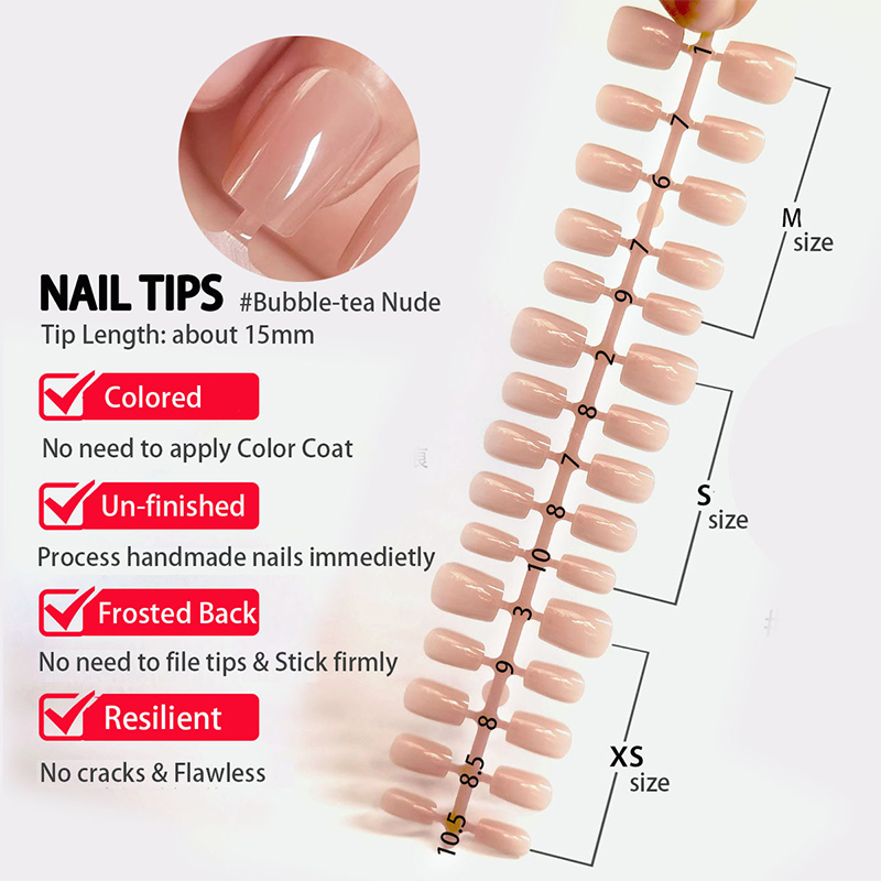 30 個グラデーション付け爪フレンチブラッシュヌードネイル防 - Nail Art Pink のレビューと価格